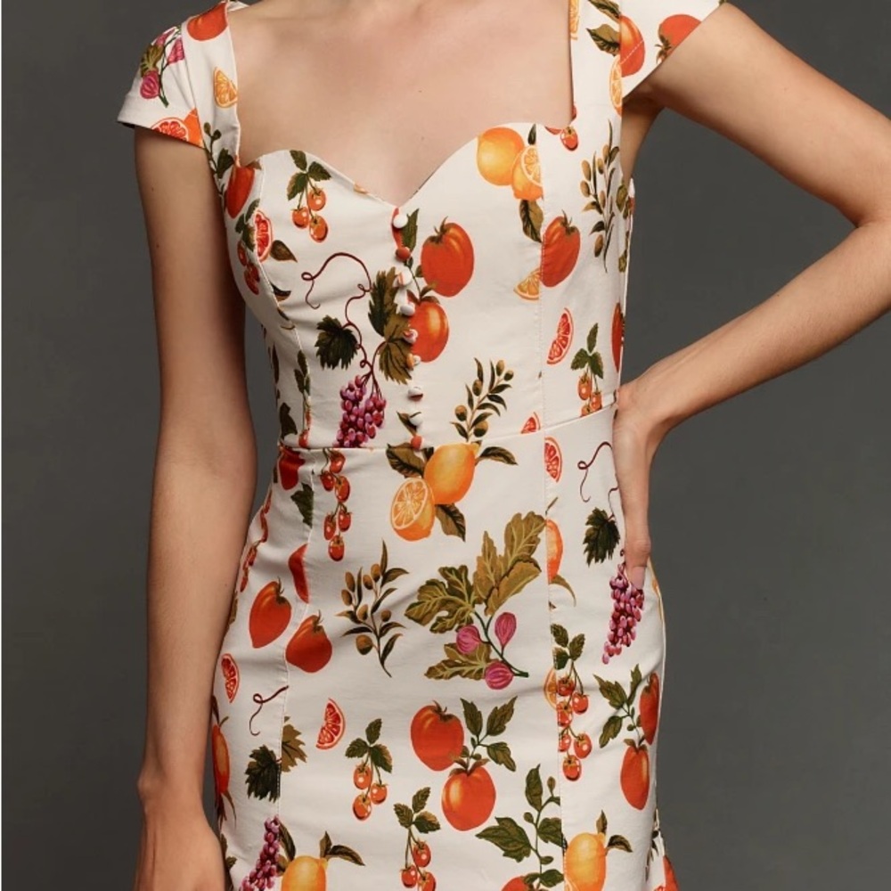 The Cecily Fit & Flare Sweetheart Dress Maeve: Mini Edition -NWT Anthropology